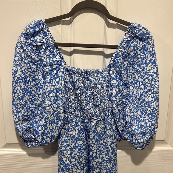 Tuckernuck Cameron Eubanks blooms on board floral Annie smocked dress XXS - Picture 4 of 8